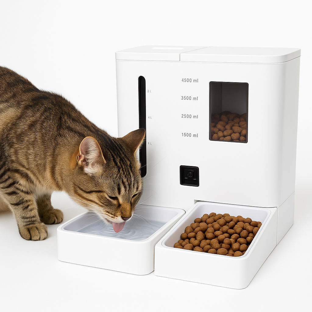 2-in-1 Smart Pet Feeder with WiFi & Camera