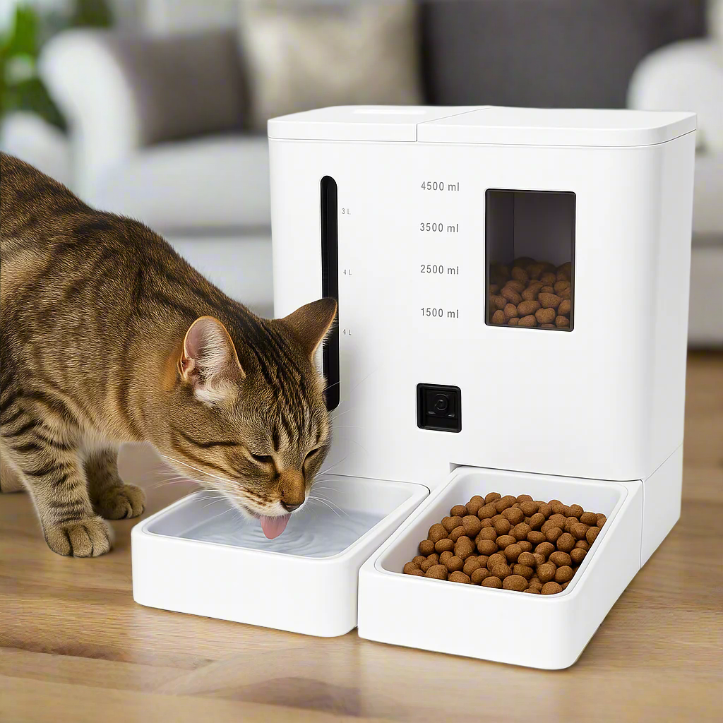 2-in-1 Smart Pet Feeder with WiFi & Camera
